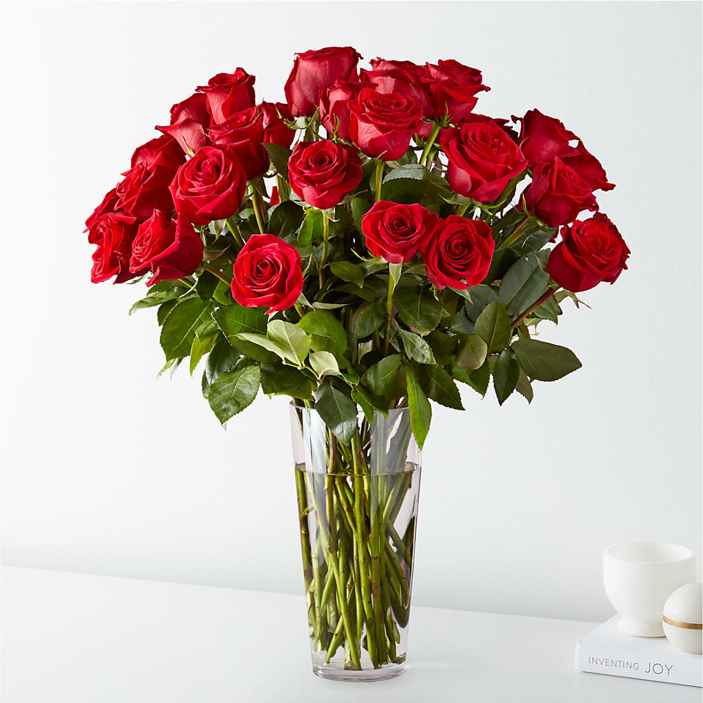 Long Stem Red Rose Bouquet – Elite Flowers Of Hemet, Hemet CA