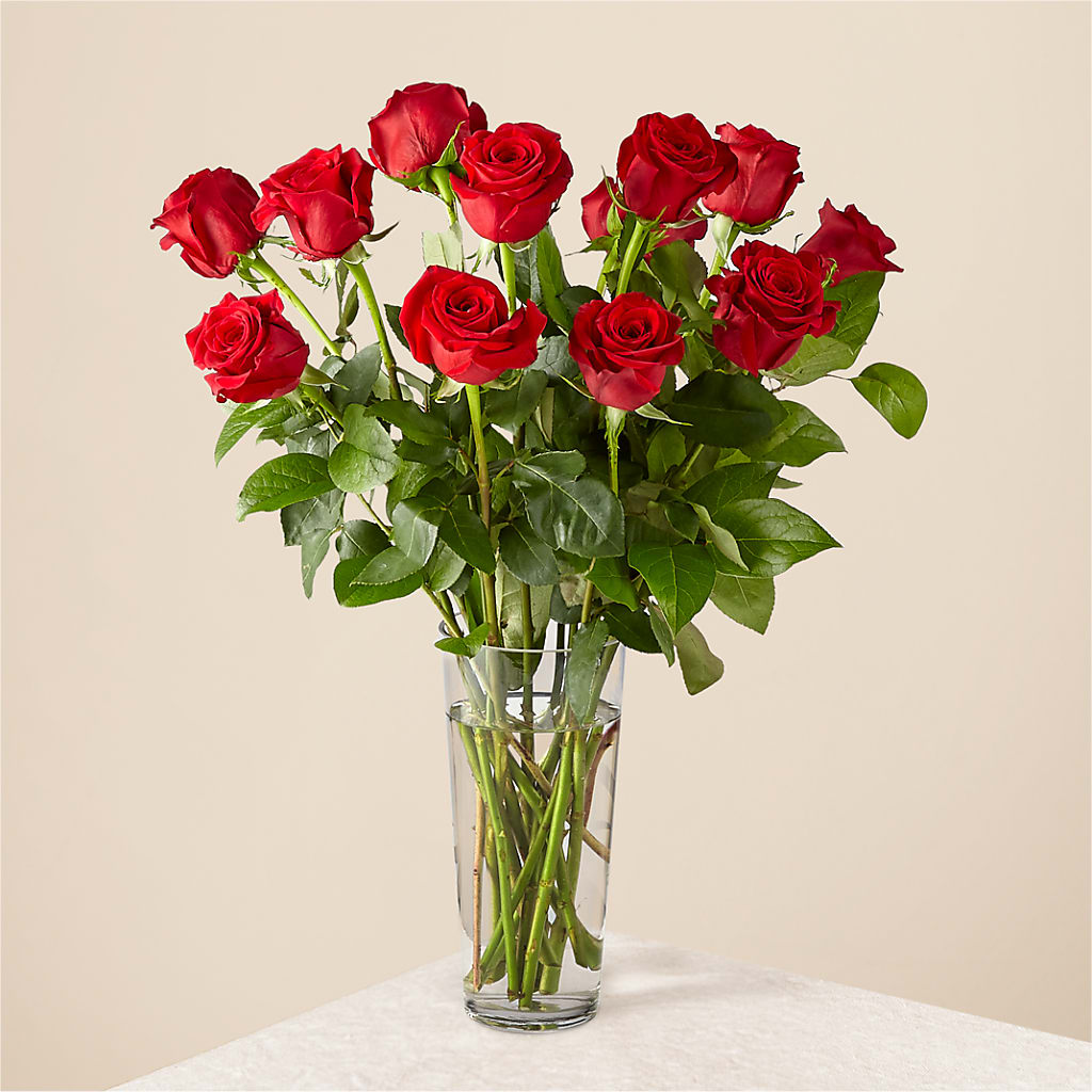 Long Stem Red Rose Bouquet – Elite Flowers Of Hemet, Hemet CA