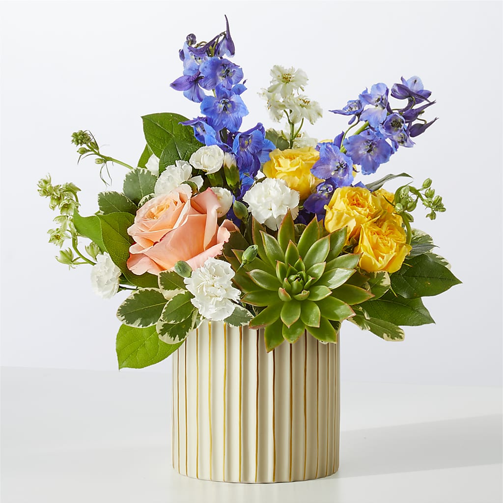 Cobalt Reverie Bouquet – Elite Flowers Of Hemet, Hemet CA