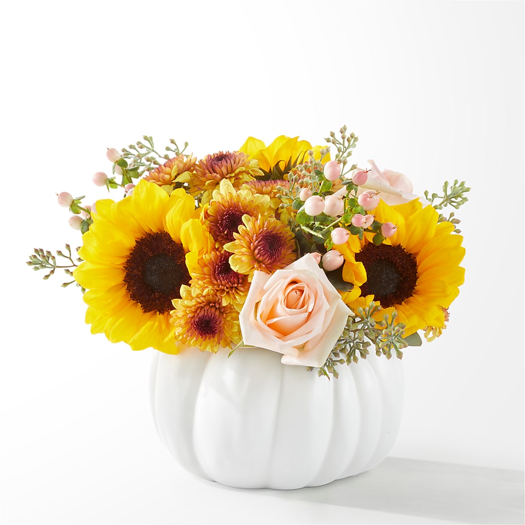 Pumpkin to Talk About Bouquet – Elite Flowers Of Hemet, Hemet CA