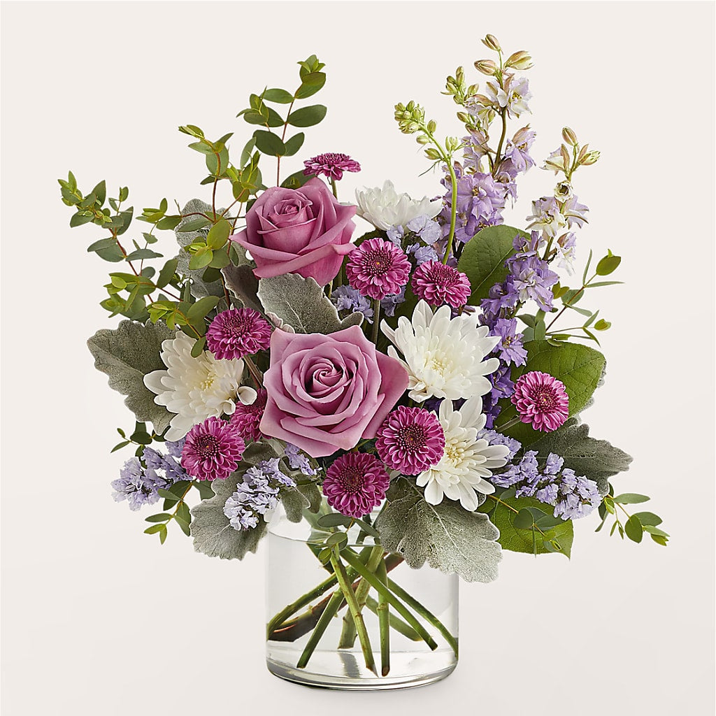 Violet Frost Bouquet – Elite Flowers Of Hemet, Hemet CA