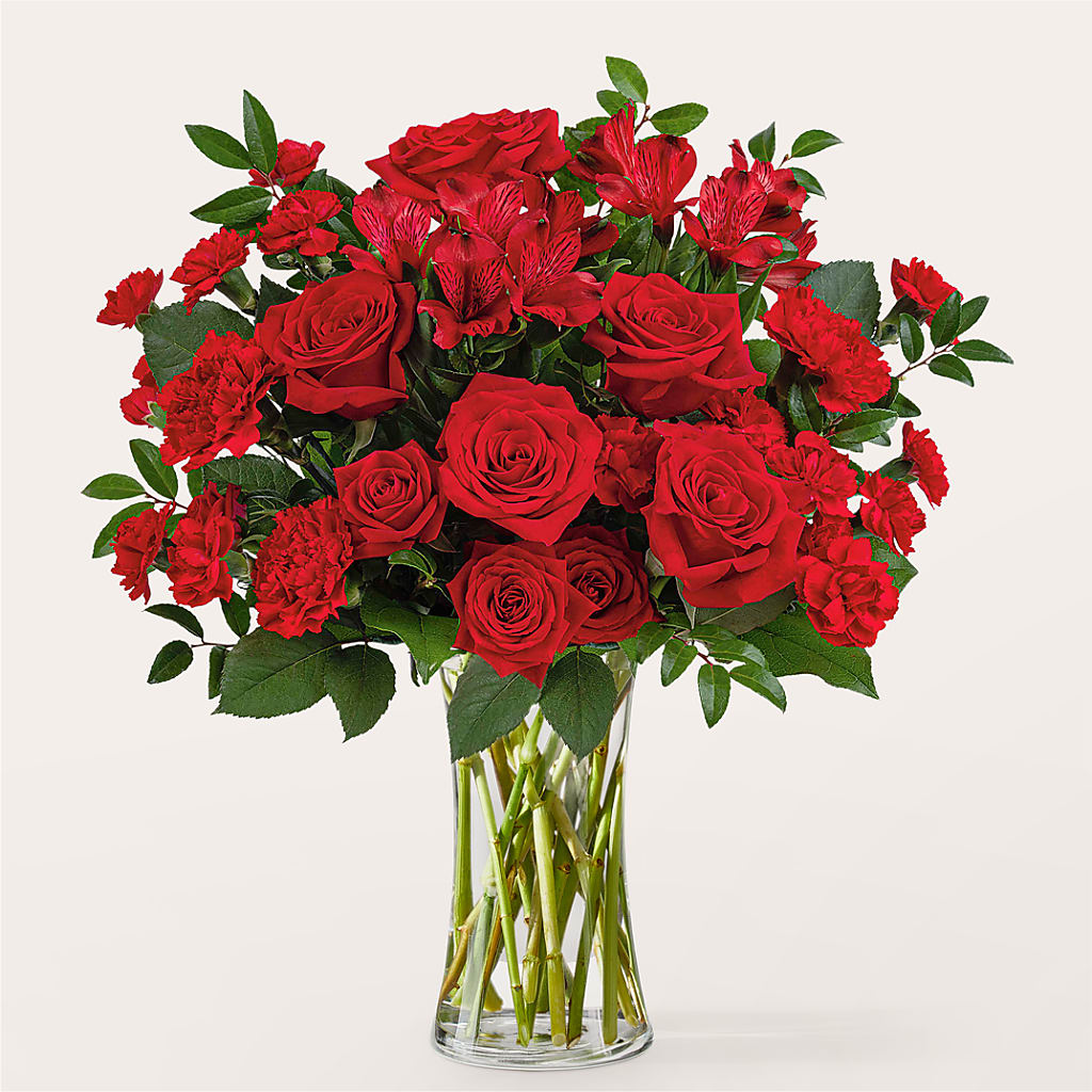 Brilliant Ruby Bouquet – Elite Flowers Of Hemet, Hemet CA