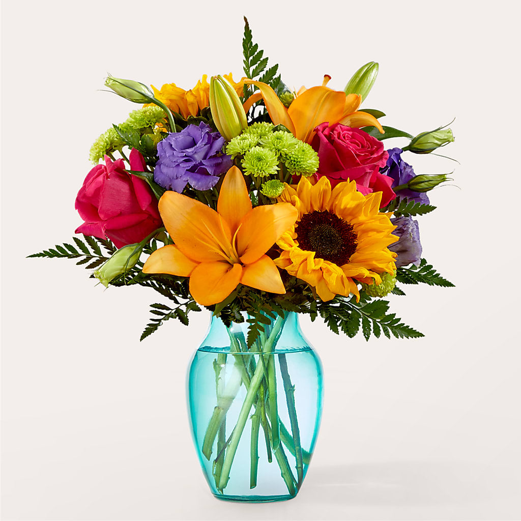 Double Rainbow Bouquet – Elite Flowers Of Hemet, Hemet CA