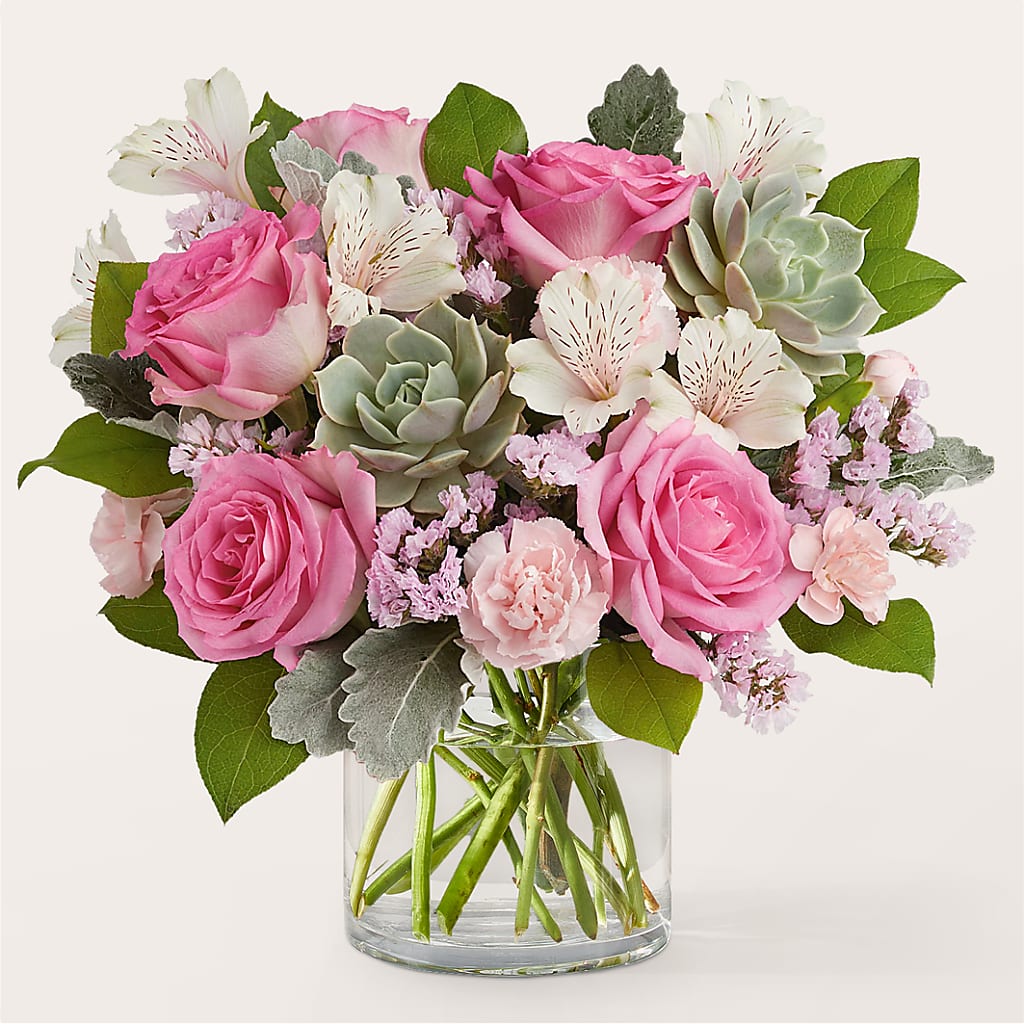 Dusty Rose Bouquet – Elite Flowers Of Hemet, Hemet CA