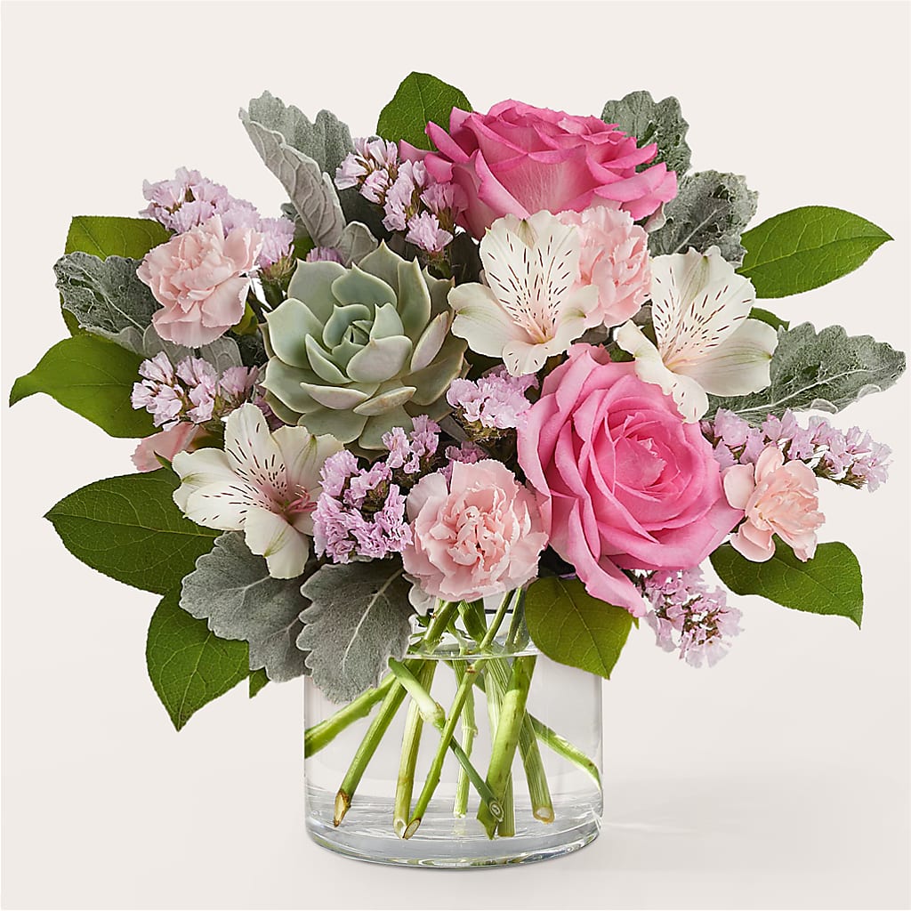 Dusty Rose Bouquet – Elite Flowers Of Hemet, Hemet CA
