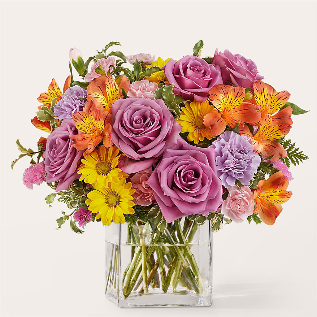 Shades of Happiness Bouquet – Elite Flowers Of Hemet, Hemet CA