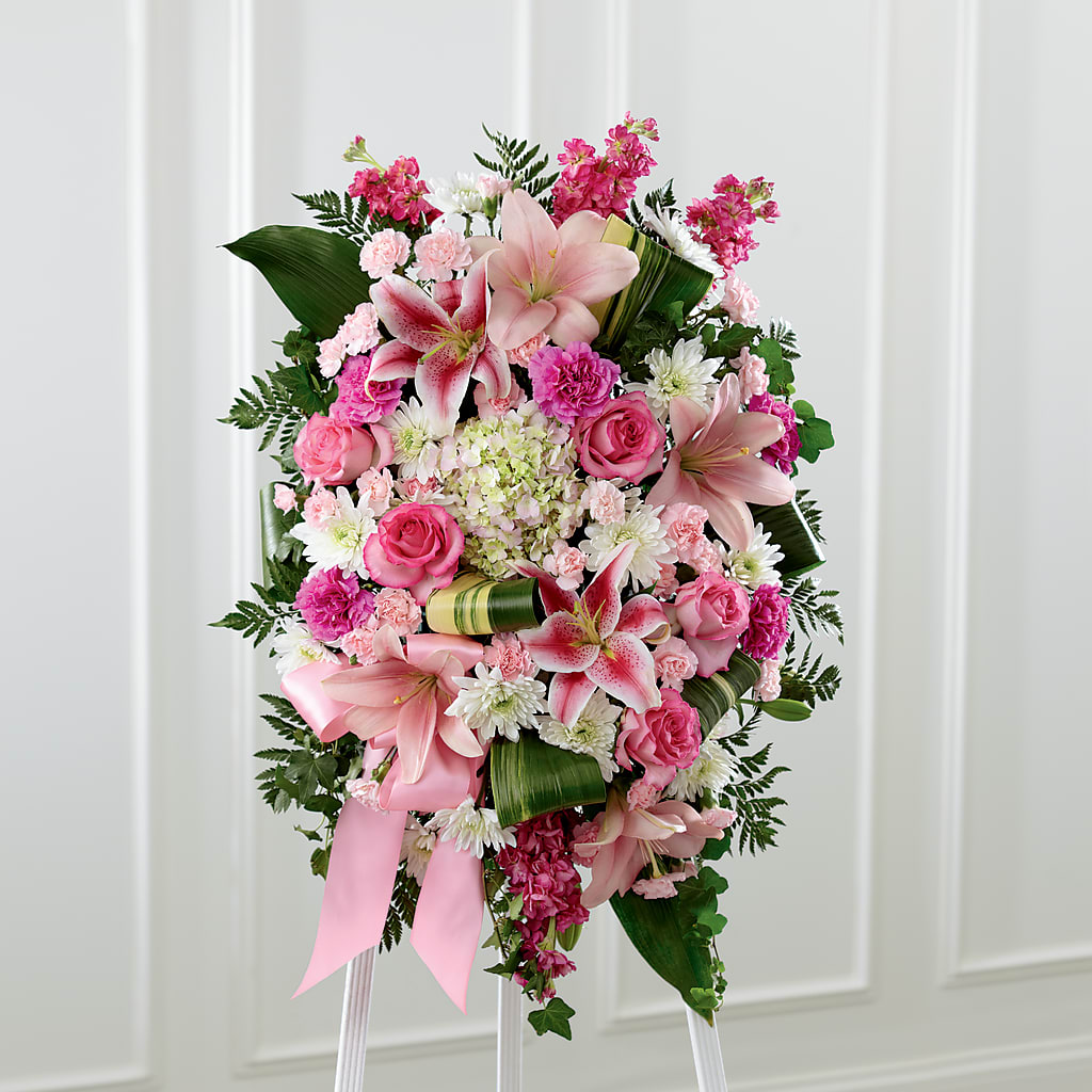 Comforting Standing Spray – Elite Flowers Of Hemet, Hemet CA