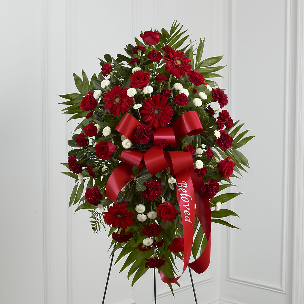 Treasured Memories Standing Spray – Elite Flowers Of Hemet, Hemet CA