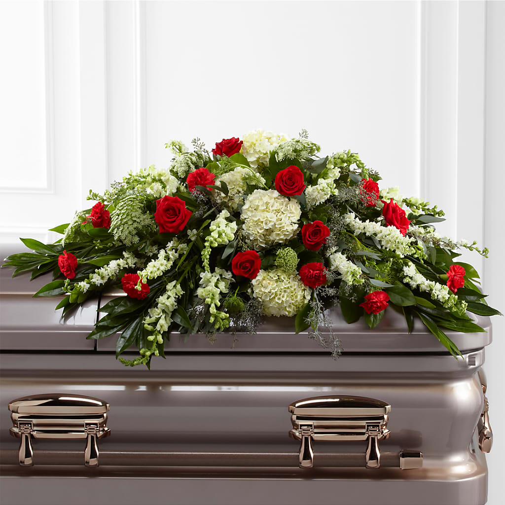 Sincerity Casket Spray – Elite Flowers Of Hemet, Hemet CA