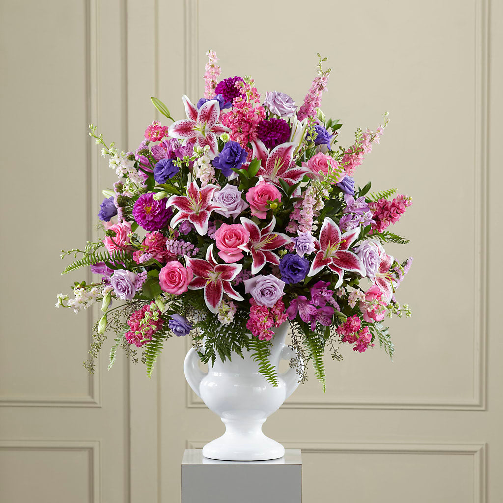 Peaceful Tribute Arrangement – Elite Flowers Of Hemet, Hemet CA