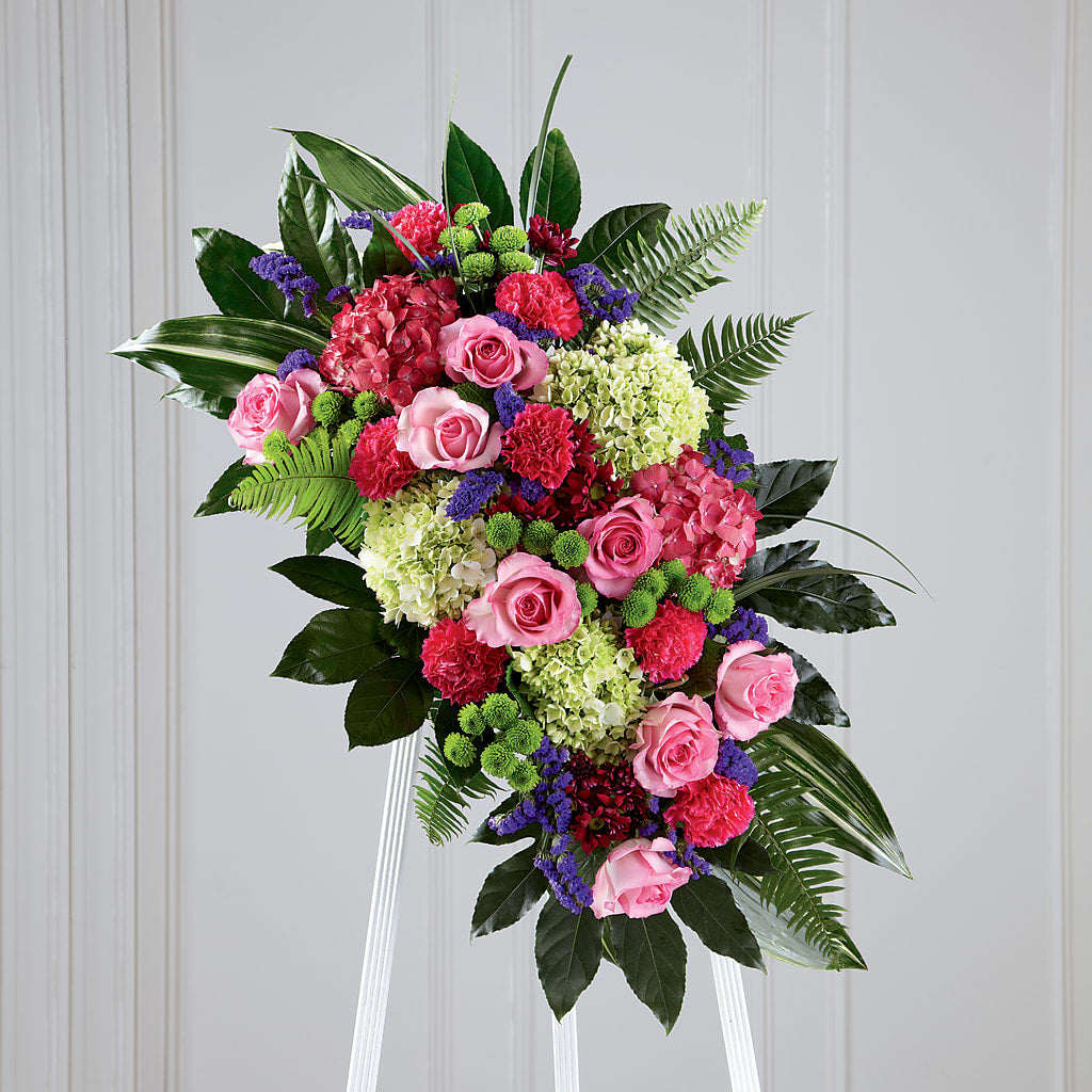 Refreshing Mix Standing Spray – Elite Flowers Of Hemet, Hemet CA