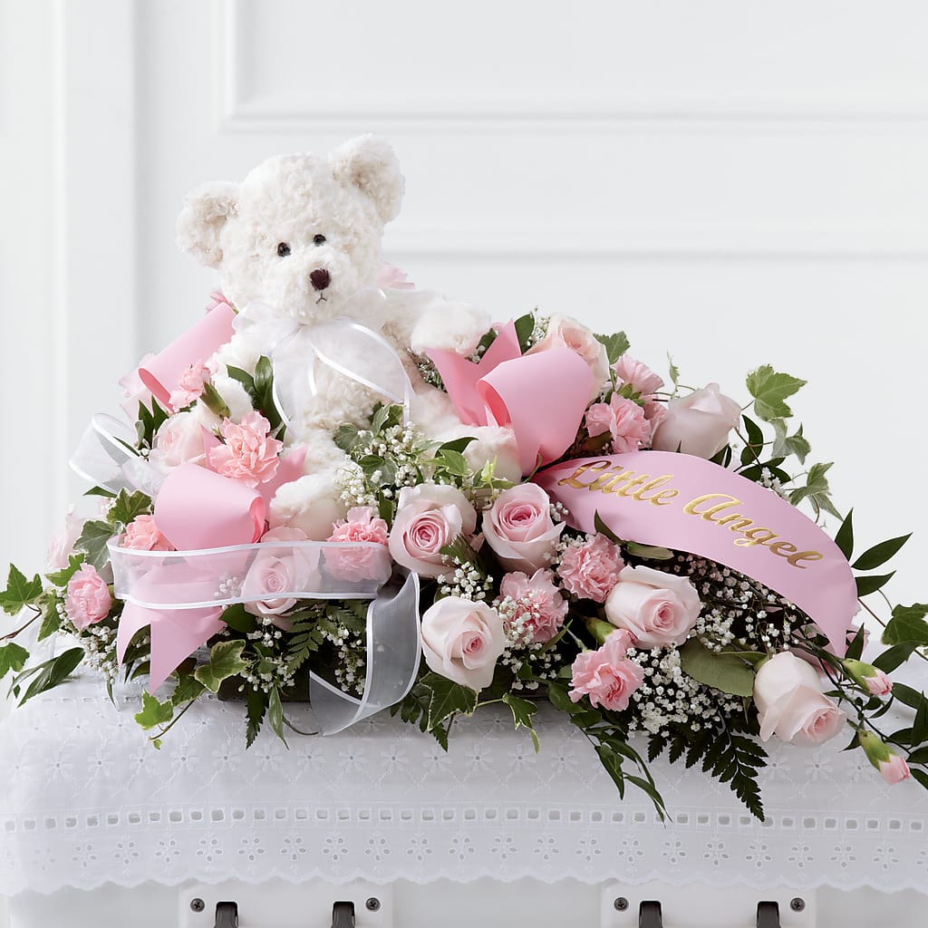 Touch of Sympathy Casket Spray – Elite Flowers Of Hemet, Hemet CA