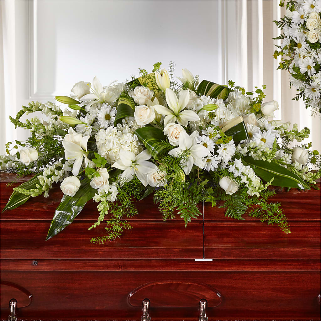Abundance Casket Spray – Elite Flowers Of Hemet, Hemet CA