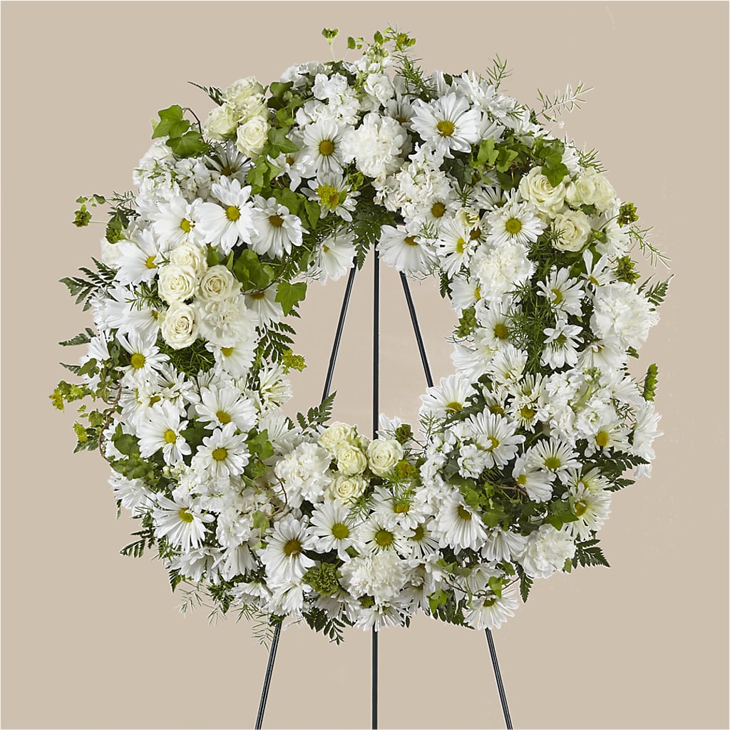Faithful Wishes Wreath – Elite Flowers Of Hemet, Hemet CA