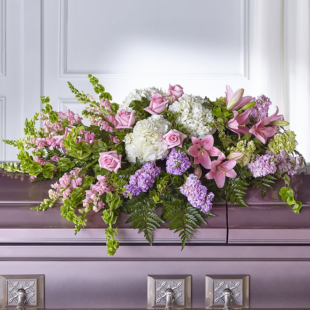 Life's Gratitude Casket Spray – Elite Flowers Of Hemet, Hemet CA