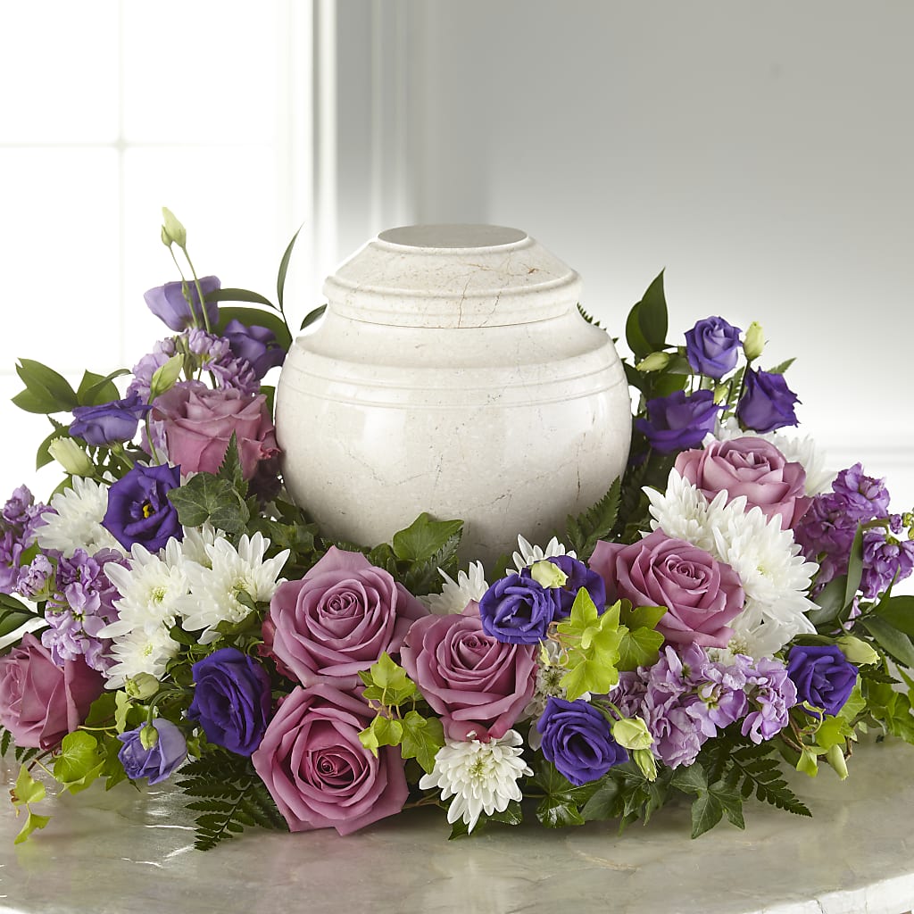 Blooming Sympathy Cremation Adornment – Elite Flowers Of Hemet, Hemet CA