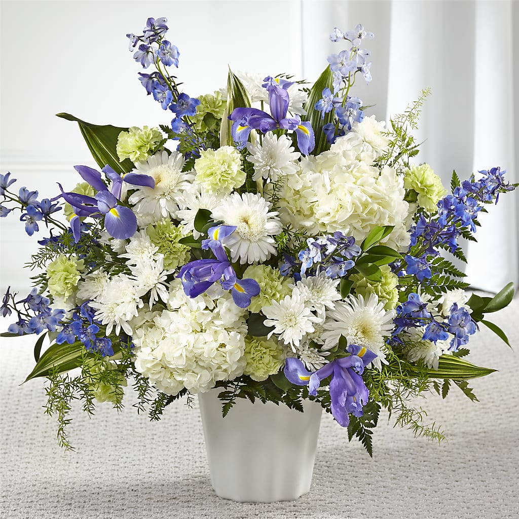 Soft Serenity Floor Basket – Elite Flowers Of Hemet, Hemet CA