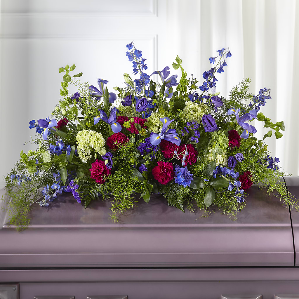 Always Treasured Casket Spray – Elite Flowers Of Hemet, Hemet CA