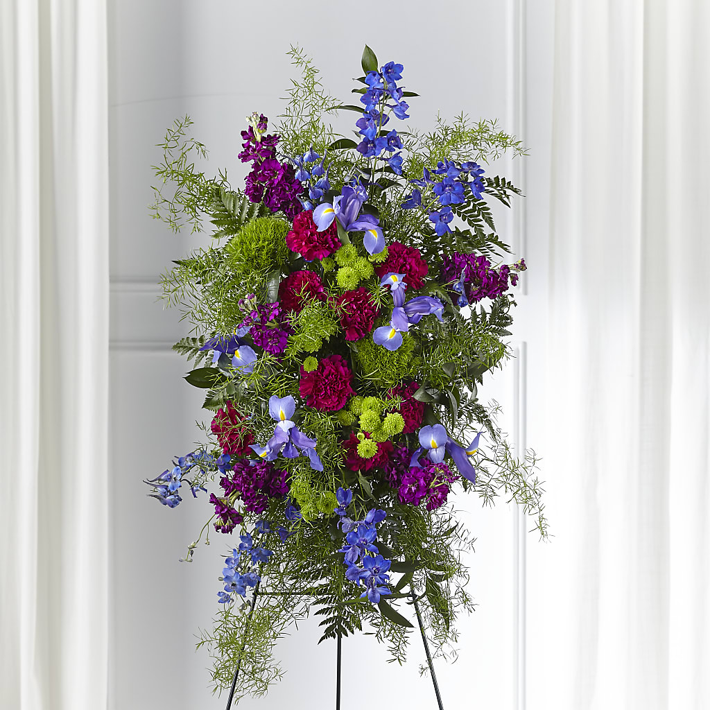 Heavenly Skies Standing Spray – Elite Flowers Of Hemet, Hemet CA