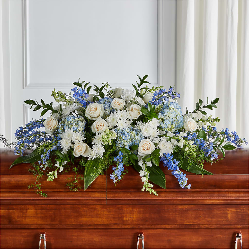 Timeless Essence Casket Spray – Elite Flowers Of Hemet, Hemet CA