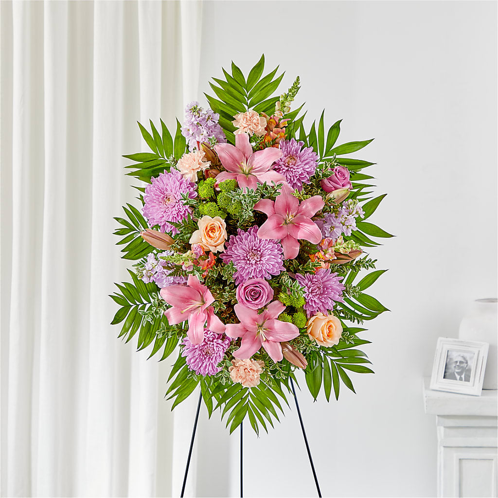 Love & Light Standing Spray – Elite Flowers Of Hemet, Hemet CA