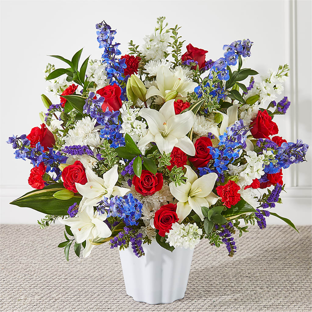 Consoled Floor Basket – Elite Flowers Of Hemet, Hemet CA