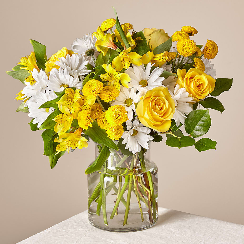 Sunny Sentiments Bouquet – Elite Flowers Of Hemet, Hemet CA