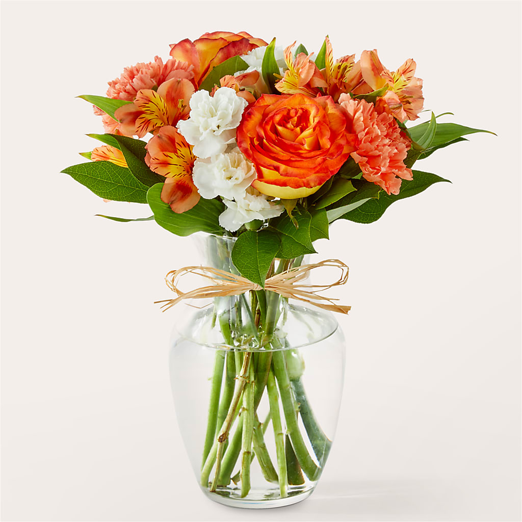 Apricot Glow Bouquet – Elite Flowers Of Hemet, Hemet CA