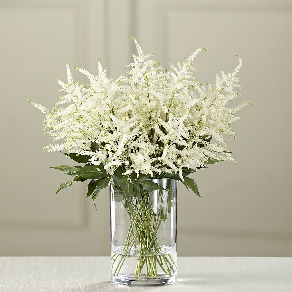 White Astilbe Bouquet – Elite Flowers Of Hemet, Hemet CA