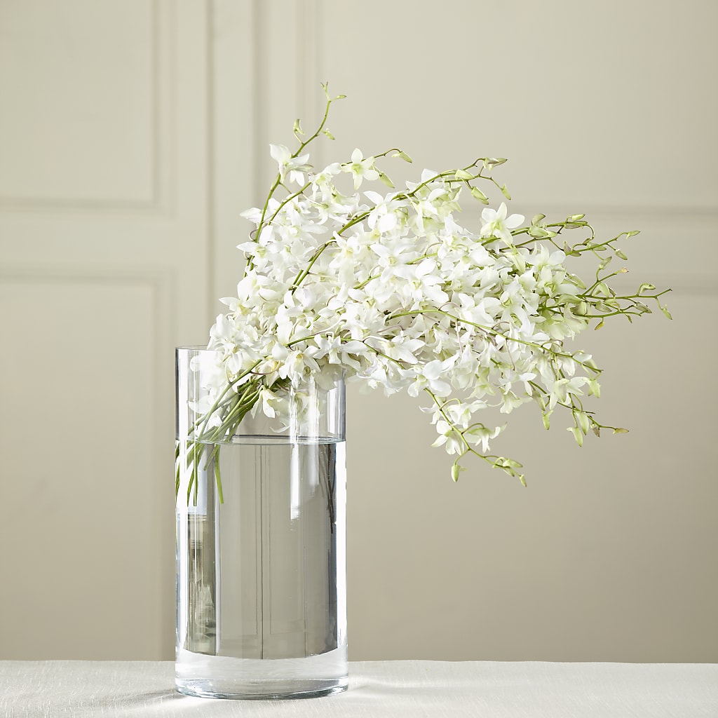 White Dendrobium Bouquet – Elite Flowers Of Hemet, Hemet CA