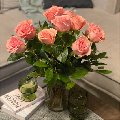 Long Stem Pink Rose Bouquet –  Elite Flowers Of Hemet, Hemet CA