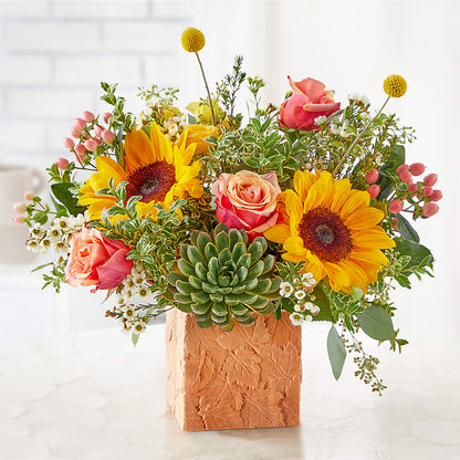 Sunflower Season Bouquet –  Elite Flowers Of Hemet, Hemet CA