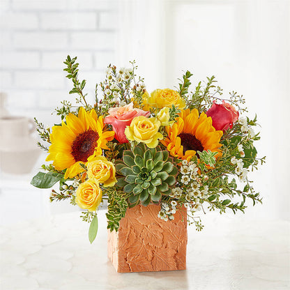 Sunflower Season Bouquet –  Elite Flowers Of Hemet, Hemet CA