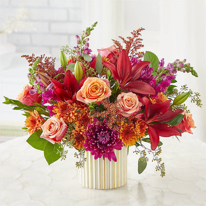 Burgundy Landscape Bouquet –  Elite Flowers Of Hemet, Hemet CA