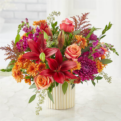Burgundy Landscape Bouquet –  Elite Flowers Of Hemet, Hemet CA