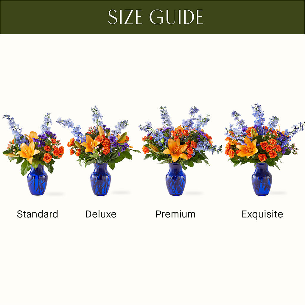 Radiant Citrus Bouquet –  Elite Flowers Of Hemet, Hemet CA