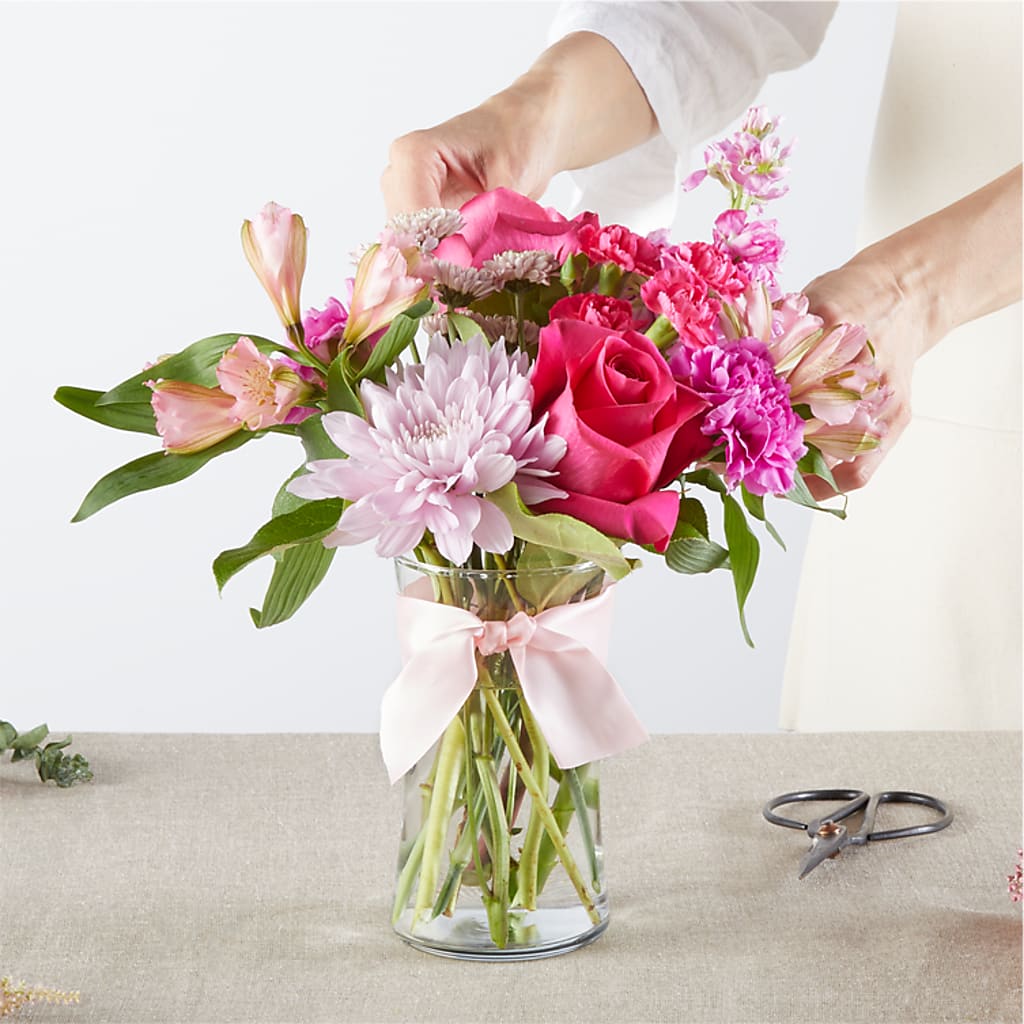 Pink Ribbon - A Florist Original –  Elite Flowers Of Hemet, Hemet CA