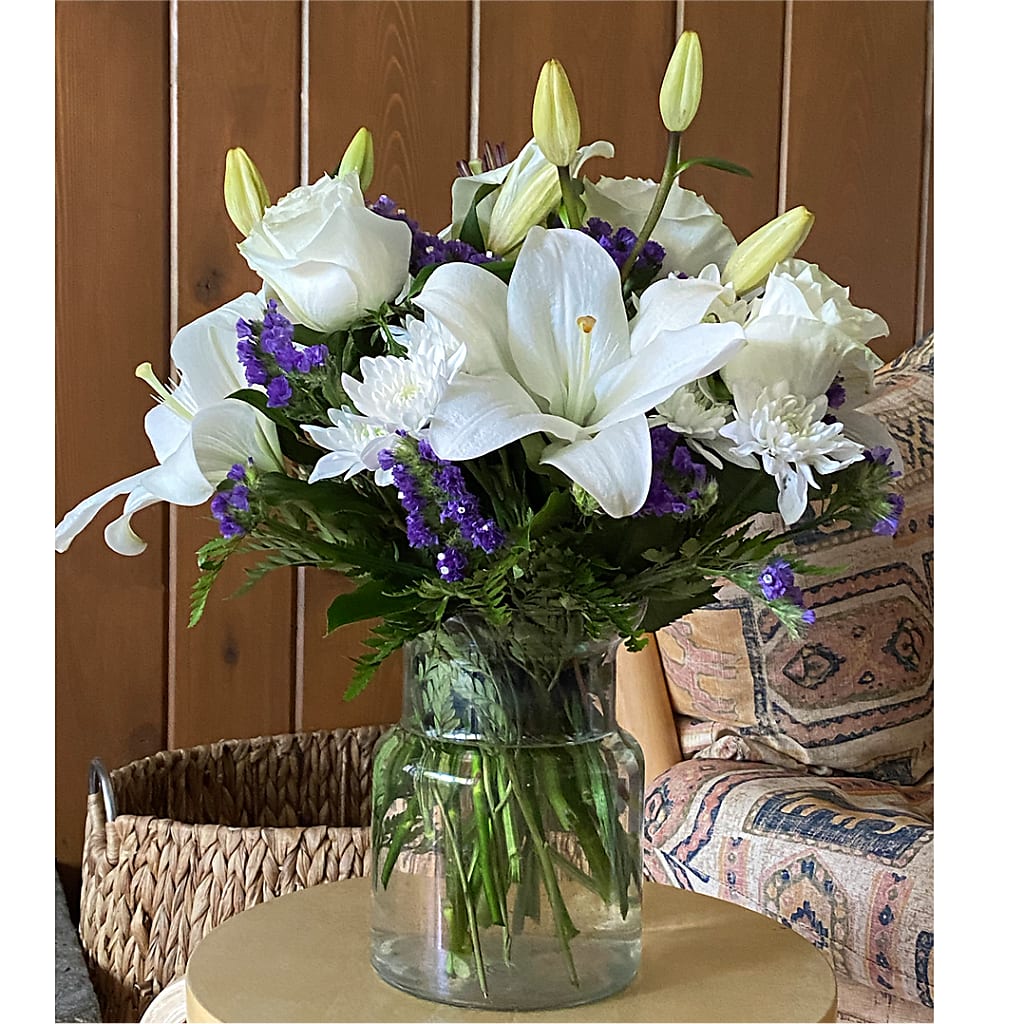 Beyond Blue Bouquet –  Elite Flowers Of Hemet, Hemet CA