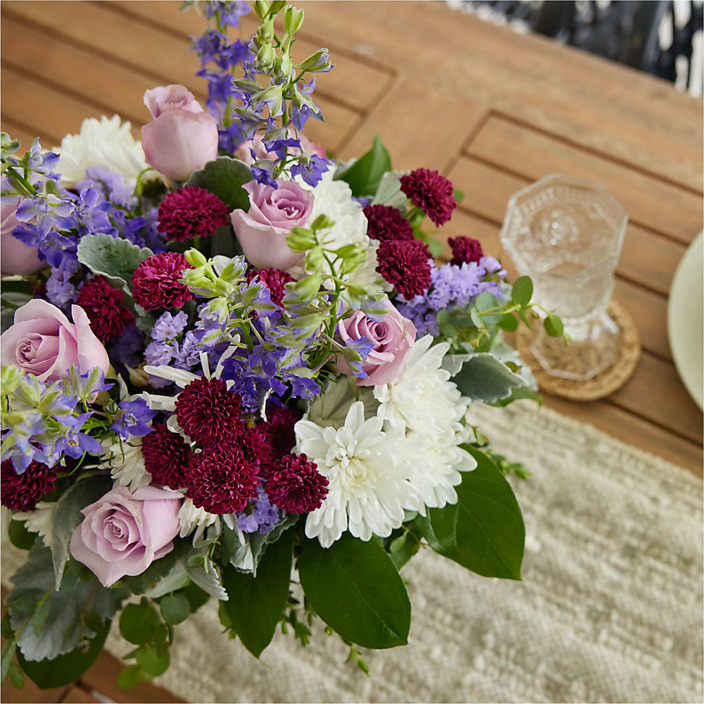 Violet Frost Bouquet –  Elite Flowers Of Hemet, Hemet CA