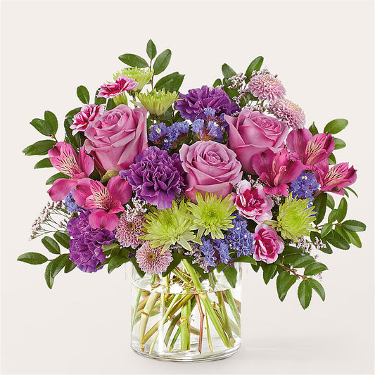 Glass Half Full Bouquet –  Elite Flowers Of Hemet, Hemet CA