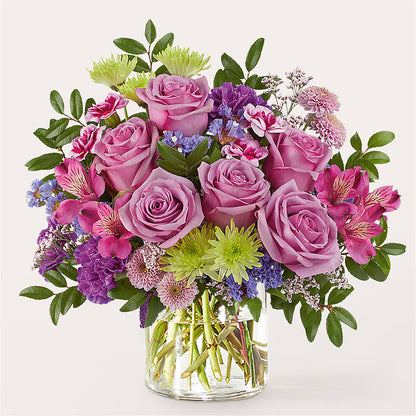 Glass Half Full Bouquet –  Elite Flowers Of Hemet, Hemet CA