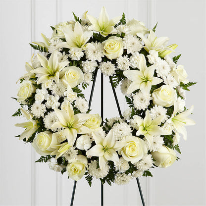 Treasured Tribute Wreath –  Elite Flowers Of Hemet, Hemet CA