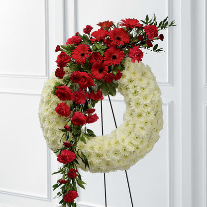 Graceful Tribute Wreath –  Elite Flowers Of Hemet, Hemet CA