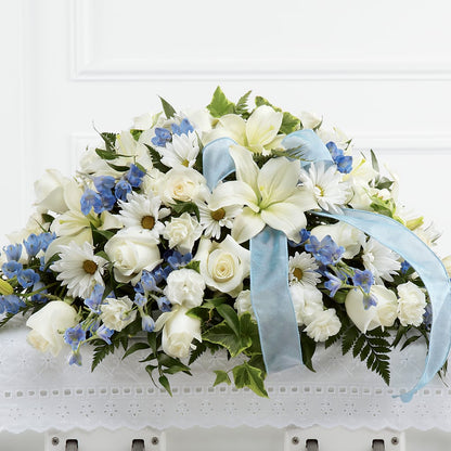 Tender Treasure Casket Spray –  Elite Flowers Of Hemet, Hemet CA