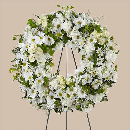 Faithful Wishes Wreath –  Elite Flowers Of Hemet, Hemet CA