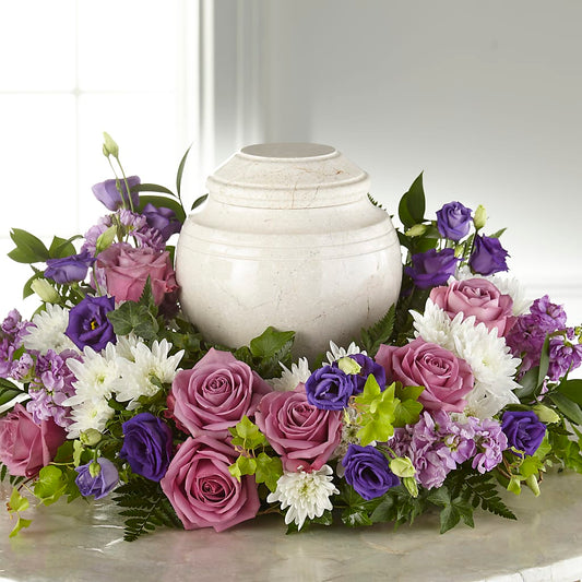 Blooming Sympathy Cremation Adornment –  Elite Flowers Of Hemet, Hemet CA