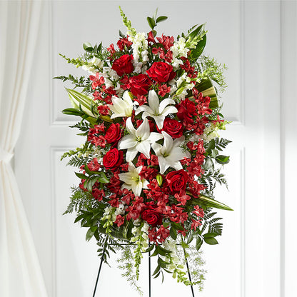 Everlasting Memory Standing Spray –  Elite Flowers Of Hemet, Hemet CA