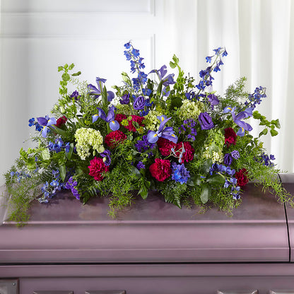 Always Treasured Casket Spray –  Elite Flowers Of Hemet, Hemet CA