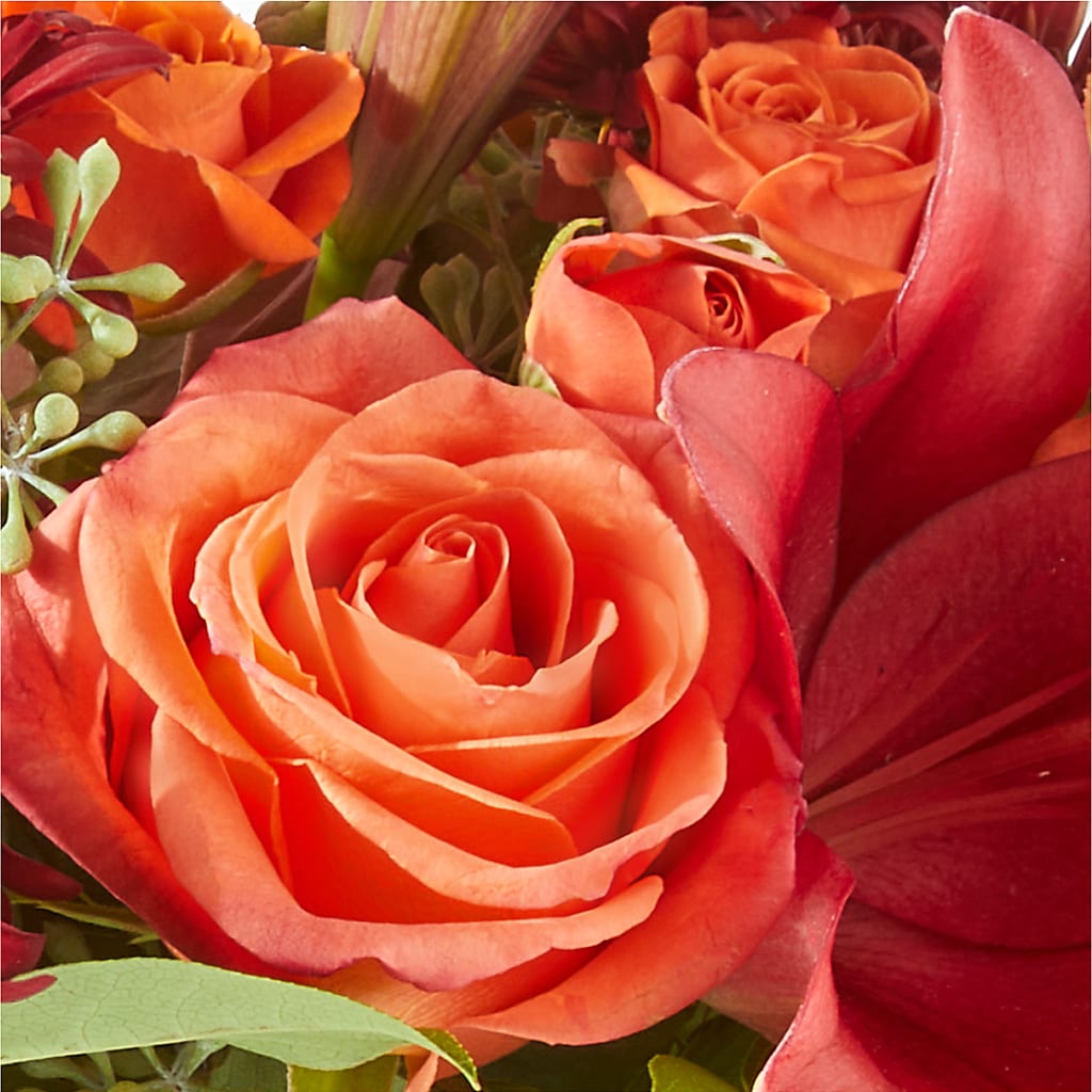 Crimson Leaves Bouquet –  Elite Flowers Of Hemet, Hemet CA