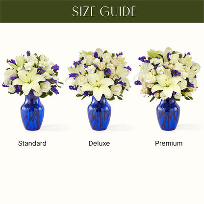Sapphire Rush Bouquet –  Elite Flowers Of Hemet, Hemet CA